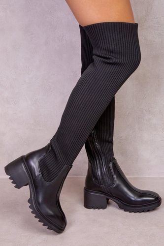 Womens 'Molly' Chunky Over The Knee Boots - - 3 - NastyGal UK (+IE) - Modalova