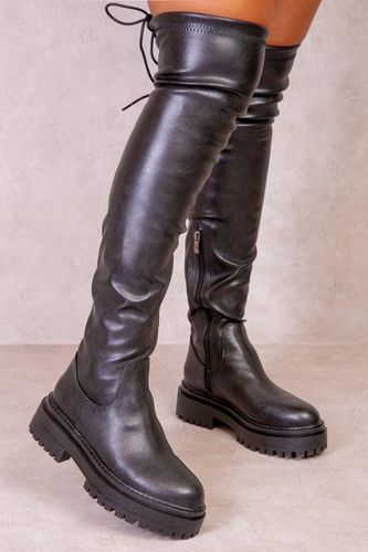 Womens 'Dawn' Chunky Over The Knee Boots - - 3 - NastyGal UK (+IE) - Modalova