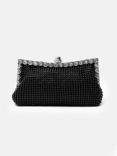 Womens 'Caroline' Crystal Embellished Evening Clutch Bag - - One Size - Where's That From - Modalova