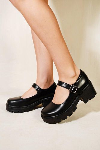 Womens 'Rylee' Chunky Platform Block Heel Retro Shoes - - 3 - Where's That From - Modalova