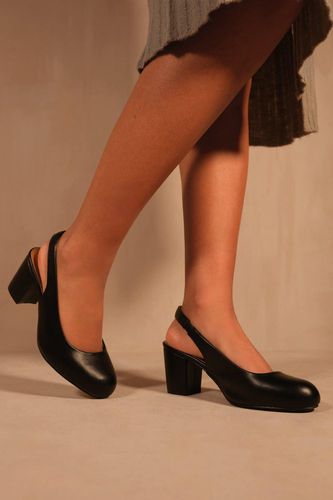 Womens 'Edith' Block Heel Slingback Shoes - - 3 - Where's That From - Modalova