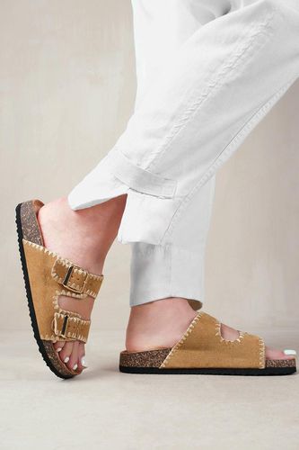 Womens 'Sunset' Double Strap Flat Sandals With Buckle Detail - - 4 - NastyGal UK (+IE) - Modalova