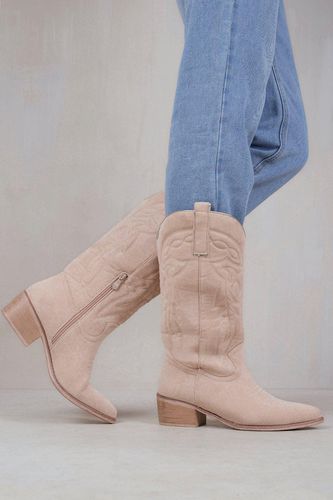 Womens 'Desert' Boots With Self Color Embroidery And Side Zip - - 3 - NastyGal UK (+IE) - Modalova