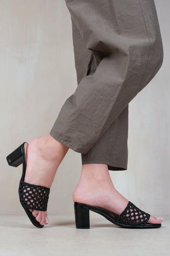 Womens 'Zeina' Extra Wide Fit Statement Platform Strappy Block High Heels - - 3 - NastyGal UK (+IE) - Modalova