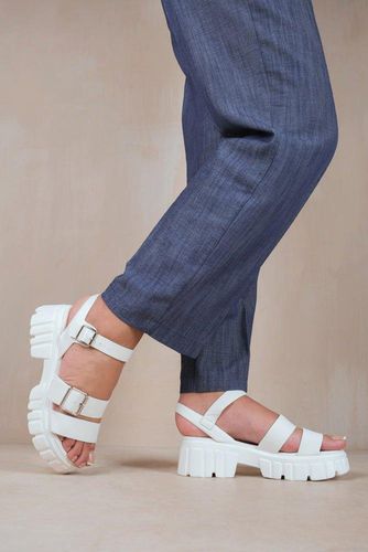 Womens 'Novel' Buckle Strap Flat Sandals - - 6 - Where's That From - Modalova