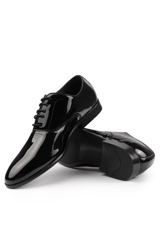 Jackson' Formal Shiny Polished Oxford Lace Up Dress Shoes - - 6 - Where's That From - Modalova