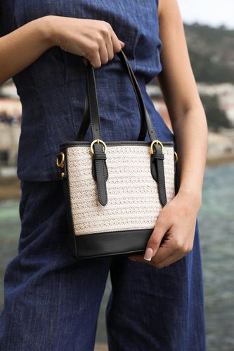 Womens 'Encanto' Small Raffia Bag With Buckle Detail And Cross Body Strap - - One Size - NastyGal UK (+IE) - Modalova