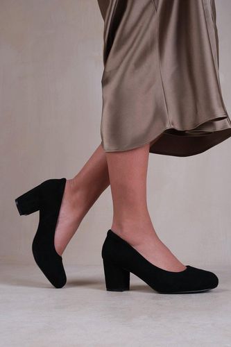 Womens 'Melrose' Mid Block Heel Court Shoes - - 7 - Where's That From - Modalova