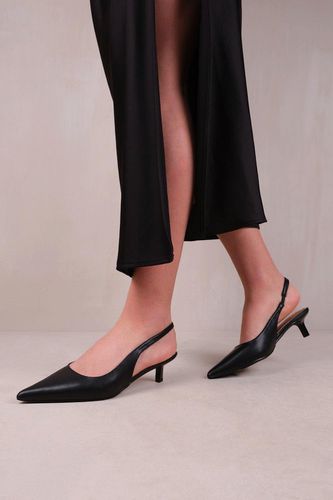 Womens 'New' Form Low Kitten Heels With Pointed Toe & Elastic Slingback - - 7 - NastyGal UK (+IE) - Modalova