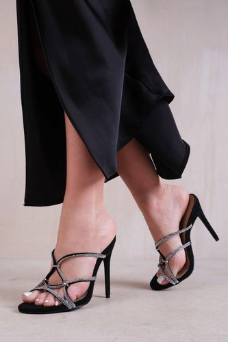 Womens 'Mercury' High Heels With Crystal Embellished - - 4 - NastyGal UK (+IE) - Modalova