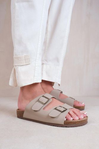 Womens Willow' Two Strap Flat Sandals With Buckle Detail - - 3 - NastyGal UK (+IE) - Modalova