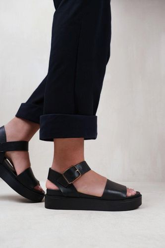 Womens 'Phoenix' Classic Flat Sandals With Strap And Buckle Detail - - 4 - NastyGal UK (+IE) - Modalova