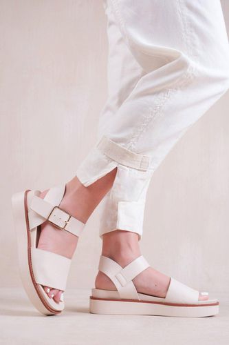 Womens 'Phoenix' Classic Flat Sandals With Strap And Buckle Detail - - 3 - NastyGal UK (+IE) - Modalova