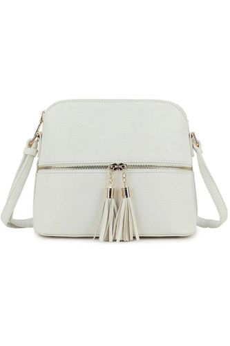Womens 'Breeze' Crossbody Bag With Tassel And Zip Detail - - One Size - Where's That From - Modalova