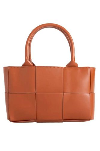 Womens 'Aurora' Top Handle Rectangle Bag With Square Pattern - - One Size - Where's That From - Modalova