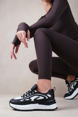 Womens 'Mars' Clean Lines Design Lace Up Chunky Sole Fashion Trainers - - 6 - NastyGal UK (+IE) - Modalova