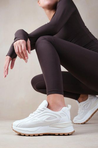 Womens 'Mars' Clean Lines Design Lace Up Chunky Sole Fashion Trainers - - 5 - NastyGal UK (+IE) - Modalova