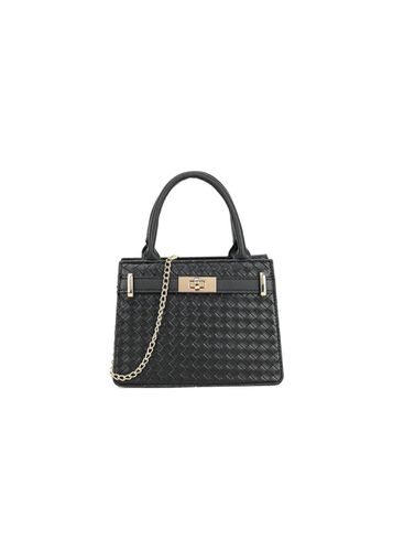 Womens 'Classic' Small Bag With Gold Twist Lock And Croc-Effect - - One Size - NastyGal UK (+IE) - Modalova