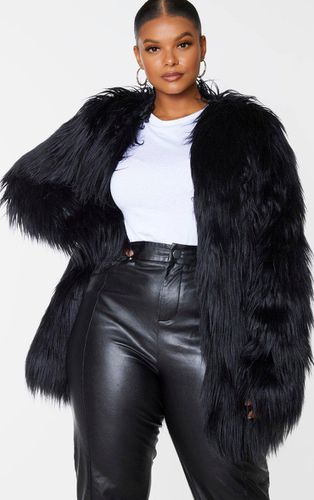 Womens Plus Amaria Shaggy Faux Fur Jacket - 20 - NastyGal UK (+IE) - Modalova
