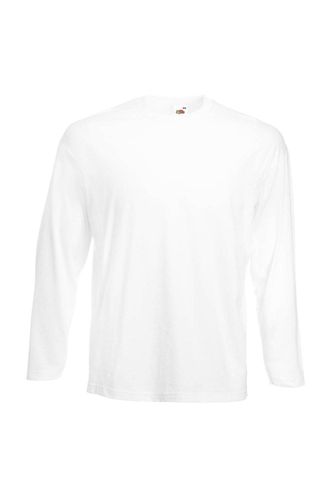 R Long-Sleeved T-Shirt - White - L - Fruit of the Loom - Modalova
