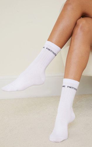 Womens White Basic Socks - One Size - NastyGal UK (+IE) - Modalova