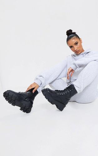 Womens Wide Fit Lace Up Extreme Chunky Hiker Boots - 5 - NastyGal UK (+IE) - Modalova