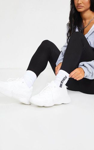 Womens Wide Fit Chunky Bubble Sole Panelled Up Trainers - 4 - NastyGal UK (+IE) - Modalova