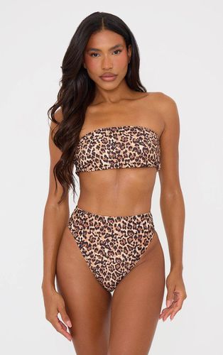 Womens Leopard Bandeau Mix & Match Bikini Top - - 8 - NastyGal UK (+IE) - Modalova