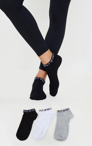 Womens Monochrome 3 Pack Sports Ankle Socks - - One Size - NastyGal UK (+IE) - Modalova