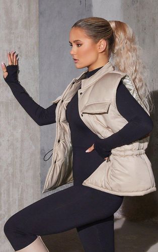 Womens Stone Pocket Front Toggle Waist Pocket Detail Gilet - - 14 - NastyGal UK (+IE) - Modalova