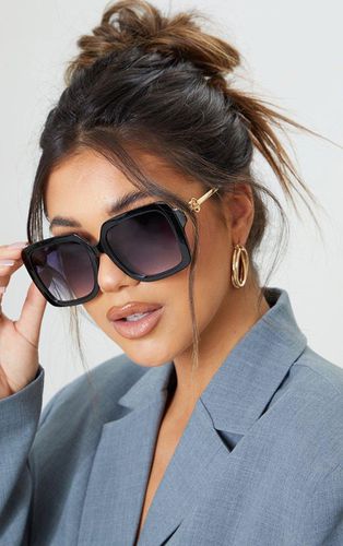 Womens Branded Oversized Square Sunglasses - One Size - NastyGal UK (+IE) - Modalova