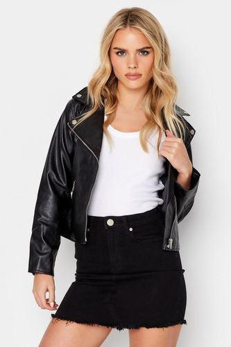 Womens Petite Faux Leather Jacket - - 6 - PixieGirl - Modalova