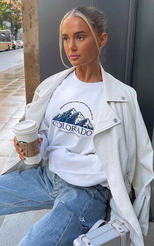 Womens Colorado Print Oversized Sweatshirt - XL - NastyGal UK (+IE) - Modalova