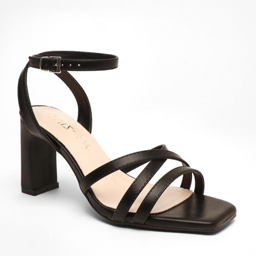 Womens Wide Fit Faux Leather Strappy Heeled Sandals - - 3 - NastyGal UK (+IE) - Modalova