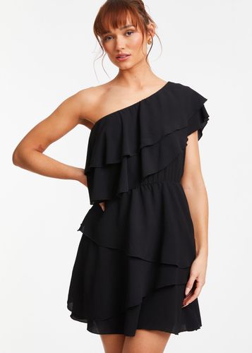 Womens One Shoulder Tiered Mini Dress - - 10 - NastyGal UK (+IE) - Modalova
