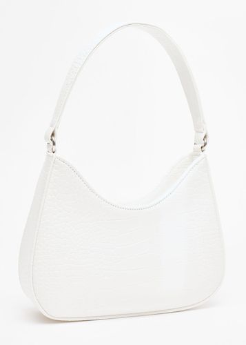 Womens Croc Faux Leather Shoulder Bag - - One Size - NastyGal UK (+IE) - Modalova