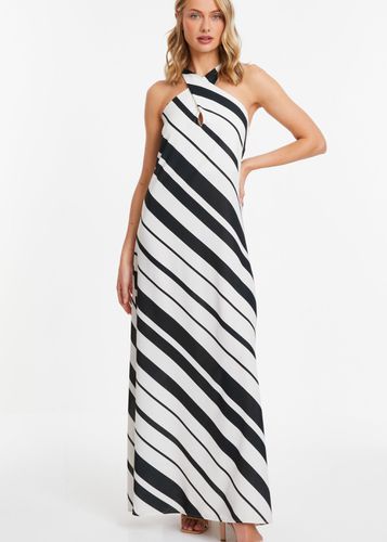 Womens Stripe Halter Neck Maxi Dress - - 6 - NastyGal UK (+IE) - Modalova