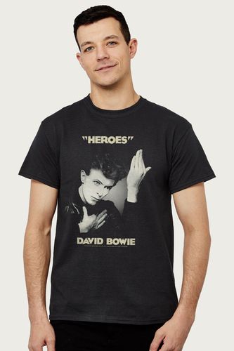 Heroes Album Cover T-Shirt - - S - David Bowie - Modalova