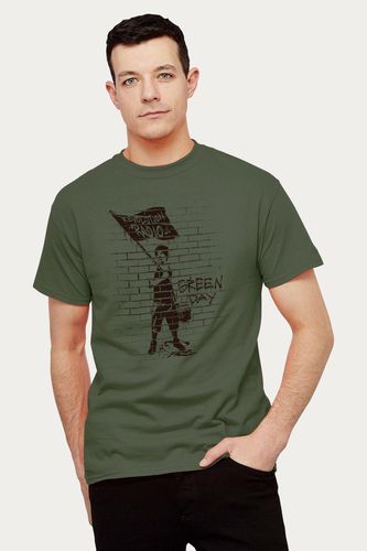 Revolution Radio Graffiti T-Shirt - - L - Green Day - Modalova