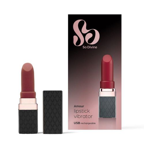 Womens Amour Lipstick Vibrator - - One Size - So Divine - Modalova