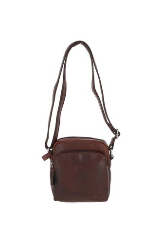 Valerio' Real Leather Vintage Small Flight Shoulder Bag - - One Size - Ashwood Leather - Modalova