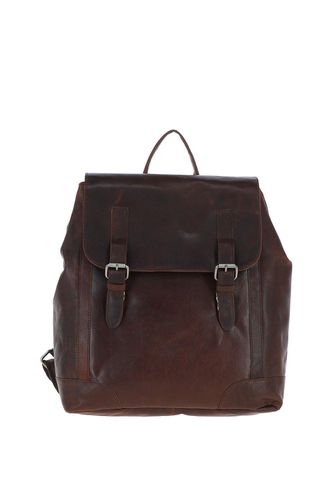 Enrico' Real Leather Vintage Backpack - - One Size - Ashwood Leather - Modalova