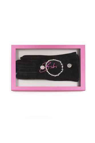 Womens 'Obsidian' Glove And Bracelet Set - One Size - Bibi Bijoux - Modalova