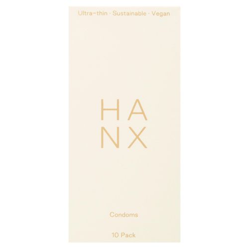 Vegan Condoms - Standard Size (10 Pack) - - One Size - Hanx - Modalova