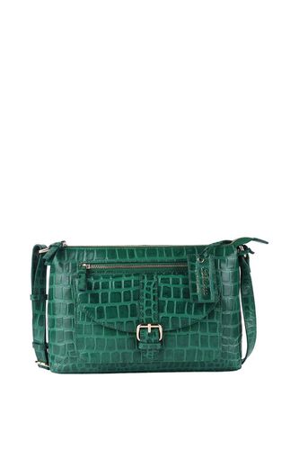 Womens 'Pretty' Croc Embossed Leather Shoulder Bag - - One Size - NastyGal UK (+IE) - Modalova