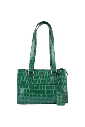 Womens 'Glamour' Croc Embossed Real Leather Shoulder Handbag - - One Size - NastyGal UK (+IE) - Modalova