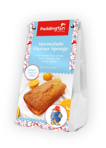 Paddington Marmalade Flavour Sponge Baking Pouch 400g - - One Size - Treat Kitchen - Modalova