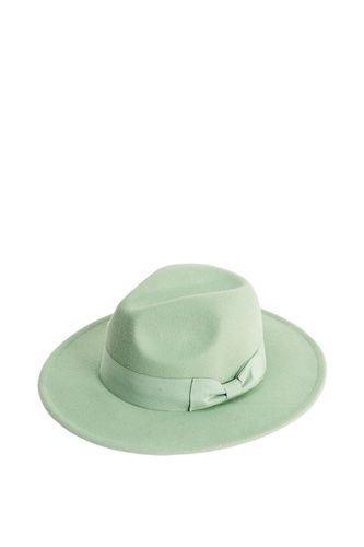 Womens Adjustable Fedora Hat with Bow Trim - - One Size - My Accessories London - Modalova