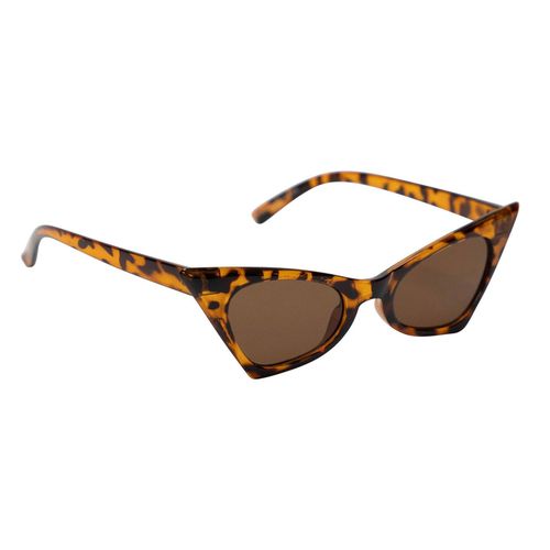 Womens Pointed Cat Eye Sunglasses in Tortoiseshell - - One Size - My Accessories London - Modalova