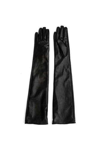 Womens Over the elbow Long Faux leather Gloves - - S/M - My Accessories London - Modalova